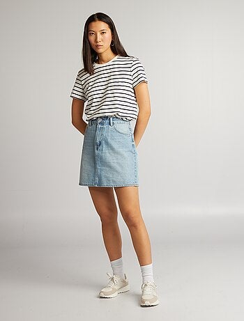 Jupe courte en denim