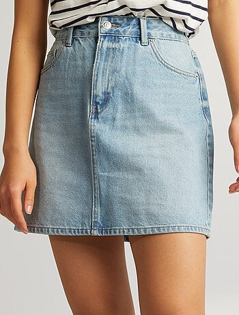 Jupe courte en denim