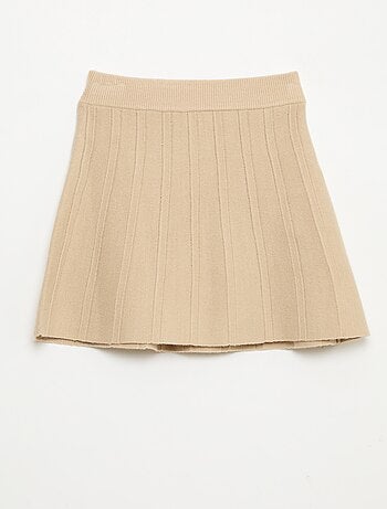 Jupe courte en maille