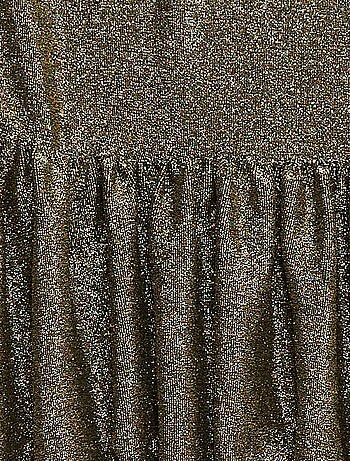 Jupe courte en tricot uni