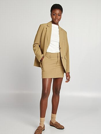 Jupe courte esprit tailleur