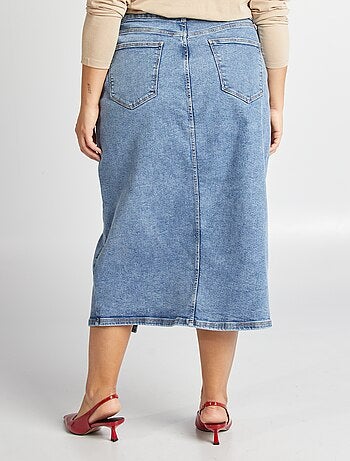 Jupe en jean midi