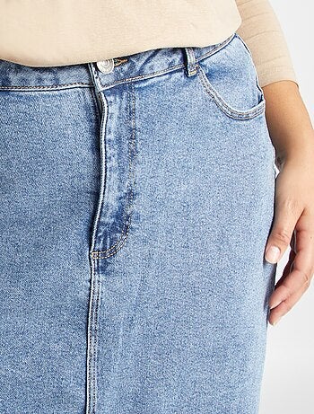 Jupe en jean midi