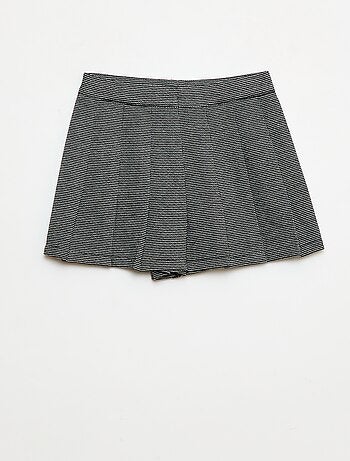 Jupe maille léopard