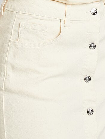 Jupe midi en jean