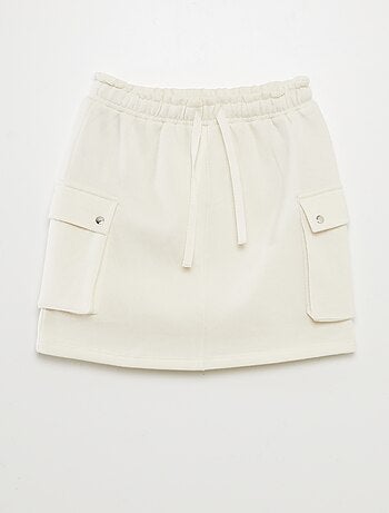 Jupe multipoche en molleton