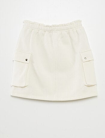 Jupe multipoche en molleton