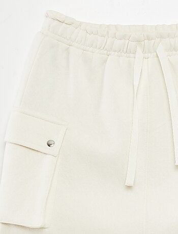 Jupe multipoche en molleton