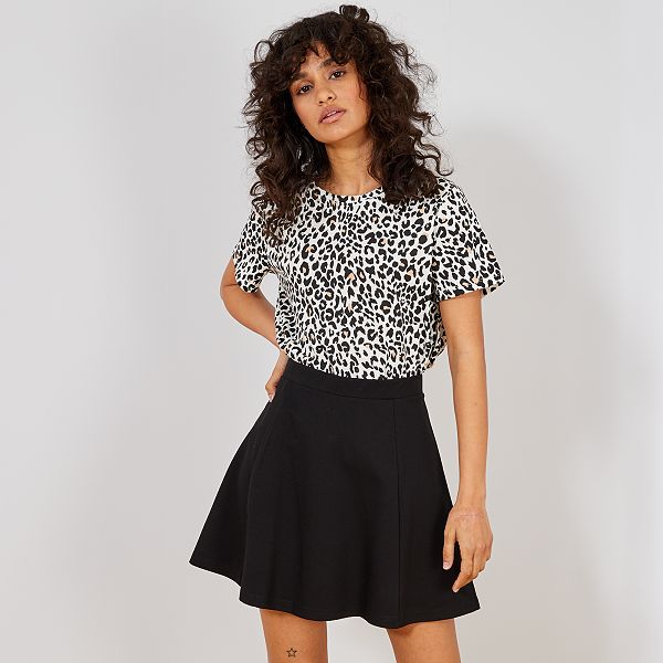 jupe patineuse noire