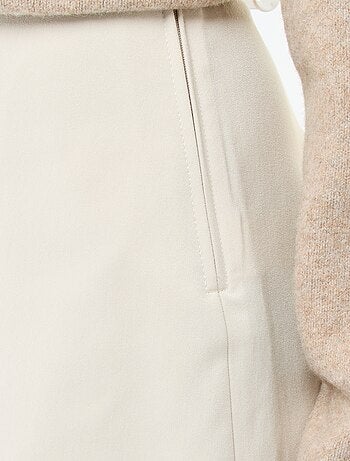 Jupe short à taille haute