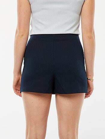 Jupe short à taille haute