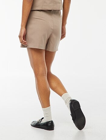 Jupe short à taille haute