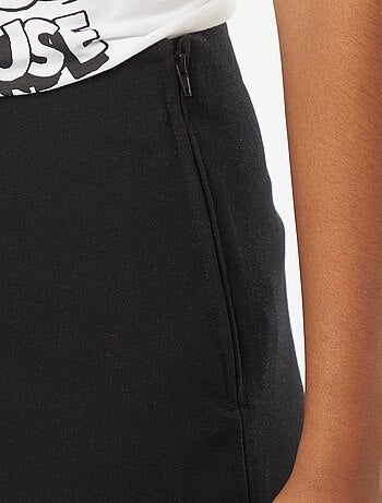 Jupe short à taille haute