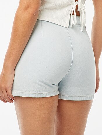 Jupe short courte en denim