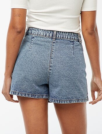 Jupe short courte en denim