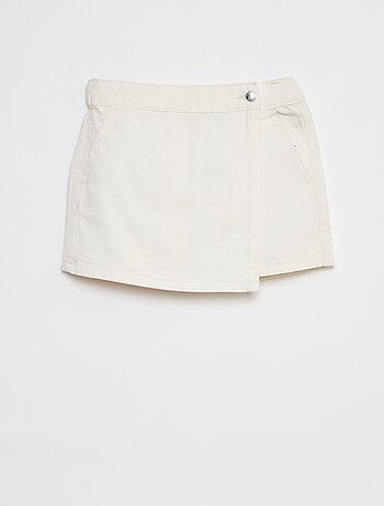 Jupe short en denim