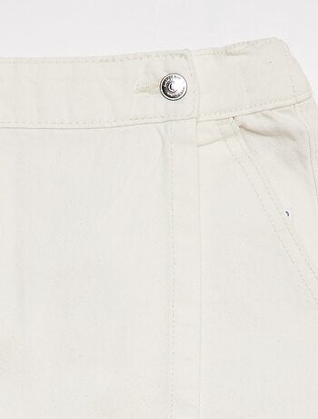 Jupe short en denim
