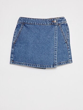 Jupe short en denim