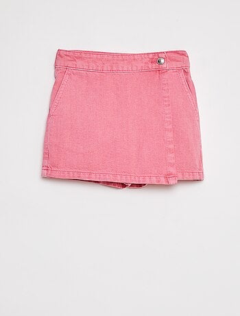 Jupe short en denim