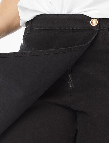 Jupe short en jean avec poches