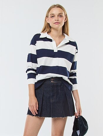 Jupe short en jean