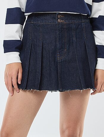 Jupe short en jean