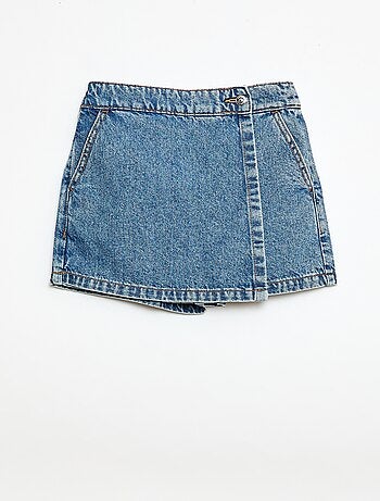 Jupe short en jean