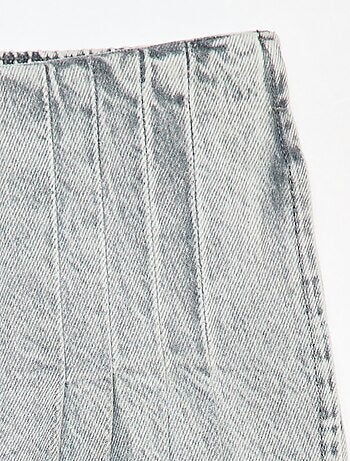Jupe-short en jean