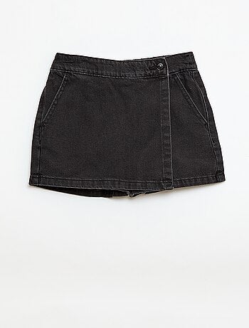 Jupe short en jean