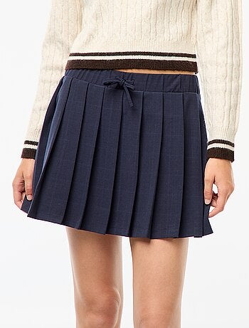 Jupe short plissée