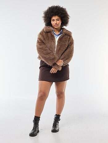 Jupe short taille haute