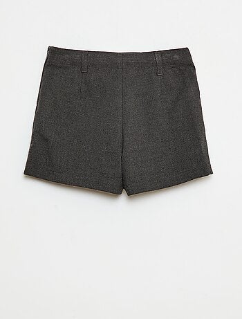 Jupe-short à carreaux