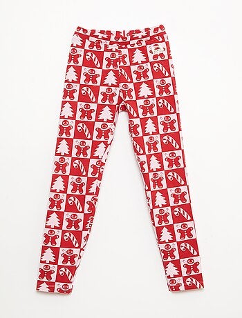 Legging à motif all-over Noël en coton