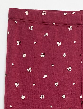 Legging chaud imprimé intérieur velours