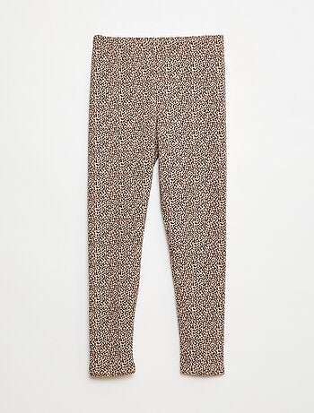 Legging chaud imprimé intérieur velours