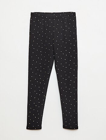 Legging chaud imprimé intérieur velours