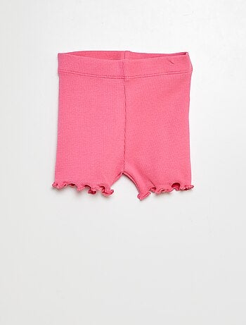 Legging court côtelé