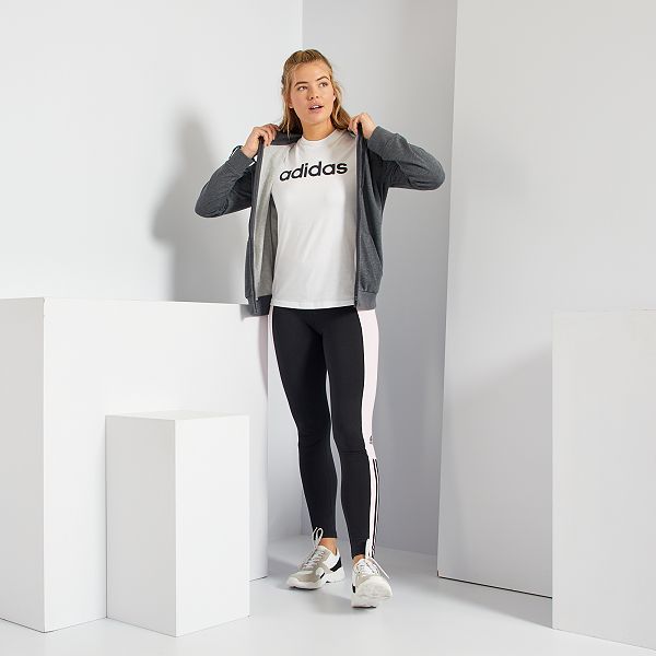 Legging de sport 'adidas' femme - noir/rose - Kiabi - 10,50€