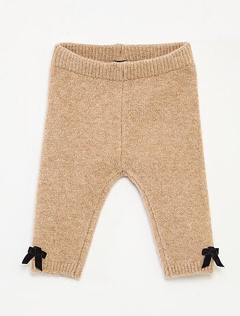 Legging en maille tricot