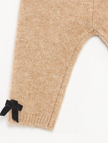 Legging en maille tricot