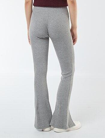 Legging flare en rib