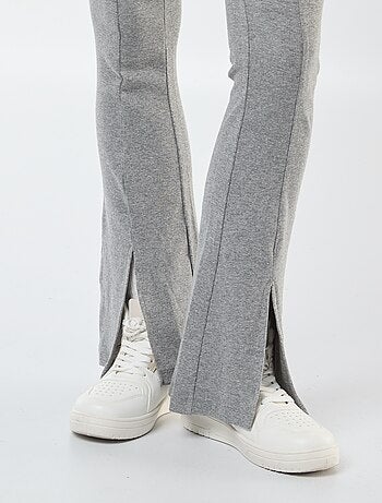 Legging flare en rib