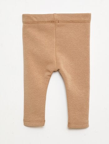 Legging fourré en molleton avec nœud