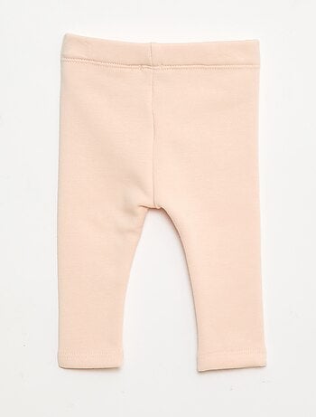 Legging fourré en molleton avec nœud