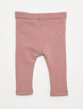 Legging fourré en molleton avec nœud