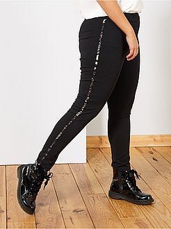 Legging galbant avec bande léopard - Kiabi