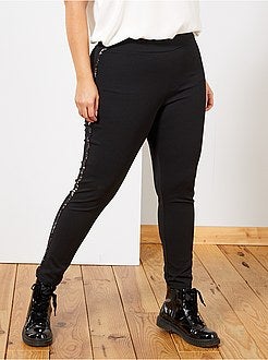 Legging galbant avec bande léopard - Kiabi