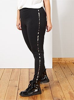 Legging galbant avec bande léopard - Kiabi