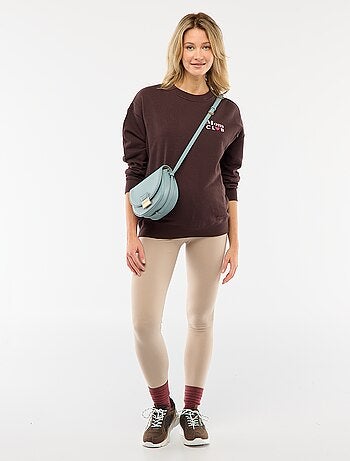 Legging grossesse long en jersey uni