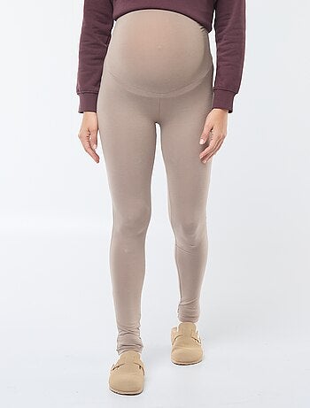 Legging grossesse long en jersey uni